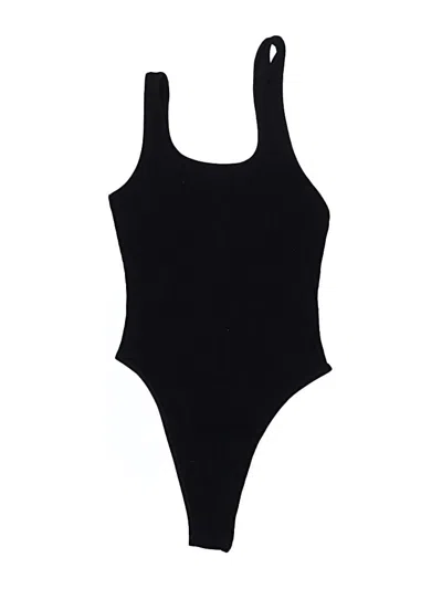 Pre-owned Unbranded Bodysuit In Black