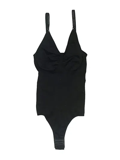 Pre-owned Unbranded Bodysuit In Black
