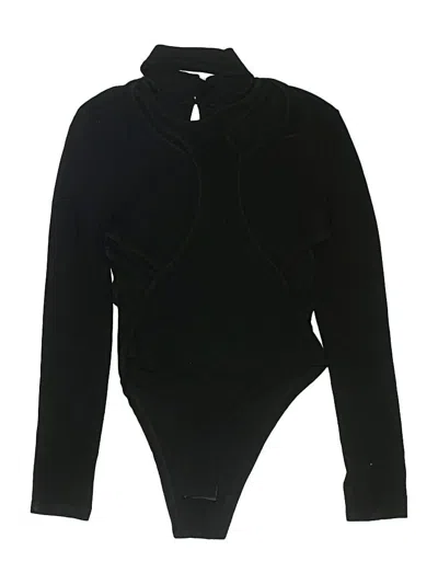 Pre-owned Unbranded Bodysuit In Black