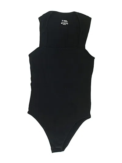 Pre-owned Unbranded Bodysuit In Black