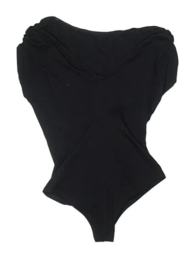Pre-owned Unbranded Bodysuit In Black