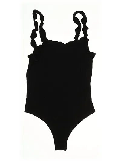 Pre-owned Unbranded Bodysuit In Black
