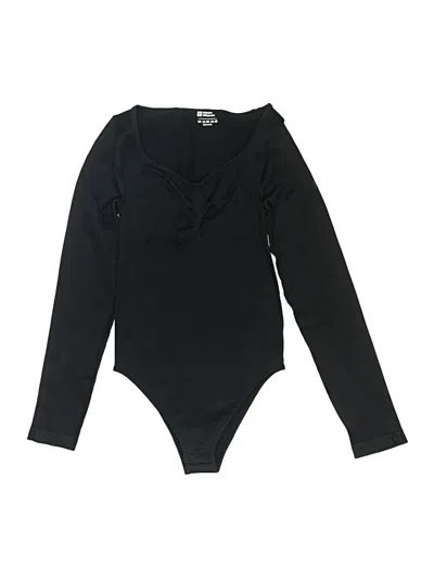 Pre-owned Unbranded Bodysuit In Black