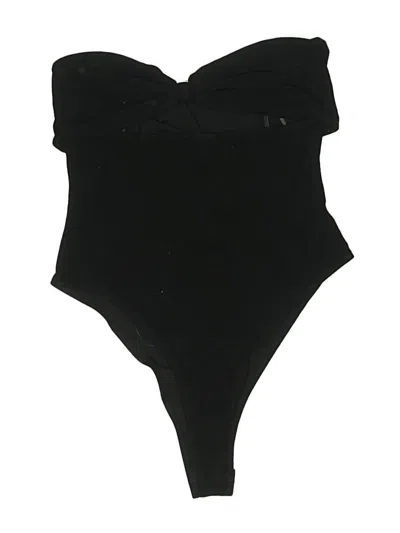 Pre-owned Unbranded Bodysuit In Black