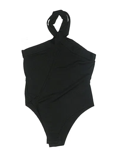 Pre-owned Unbranded Bodysuit In Black