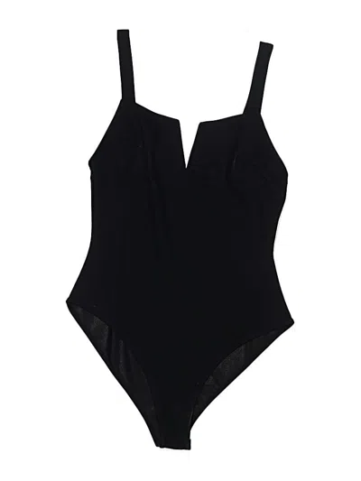 Pre-owned Unbranded Bodysuit In Black