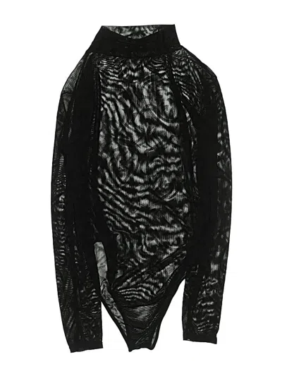 Pre-owned Unbranded Bodysuit In Black