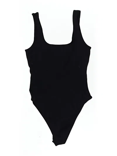 Pre-owned Unbranded Bodysuit In Black