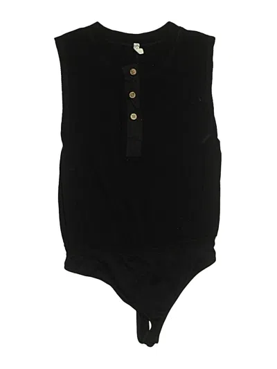 Pre-owned Unbranded Bodysuit In Black
