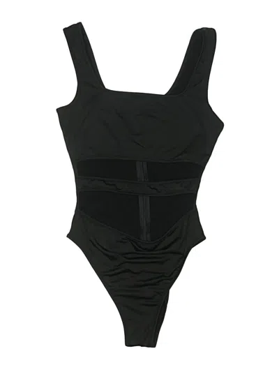 Pre-owned Unbranded Bodysuit In Black