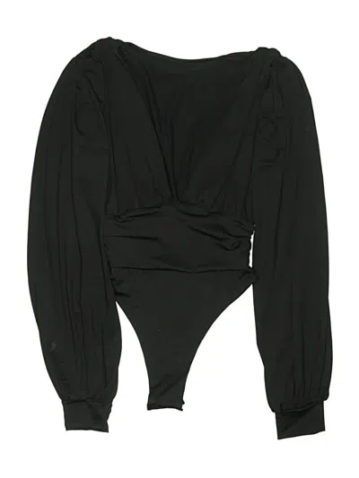 Pre-owned Unbranded Bodysuit In Black