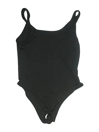 Pre-owned Unbranded Bodysuit In Black