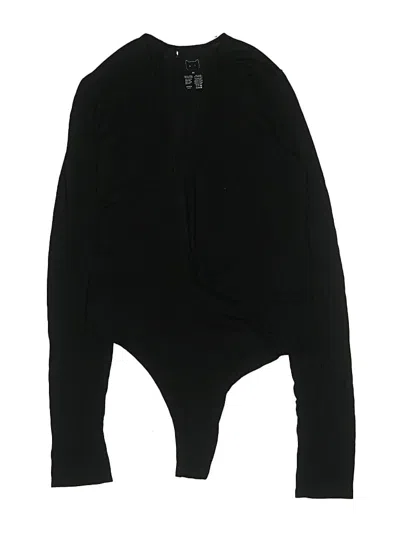 Pre-owned Unbranded Bodysuit In Black
