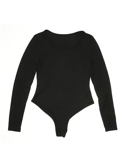 Pre-owned Unbranded Bodysuit In Black