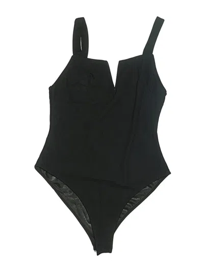 Pre-owned Unbranded Bodysuit In Black