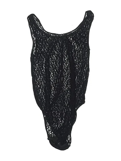 Pre-owned Unbranded Bodysuit In Black