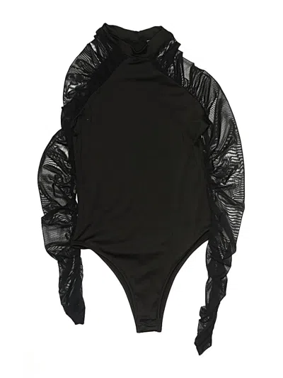 Pre-owned Unbranded Bodysuit In Black