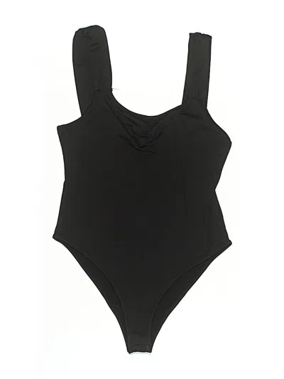 Pre-owned Unbranded Bodysuit In Black
