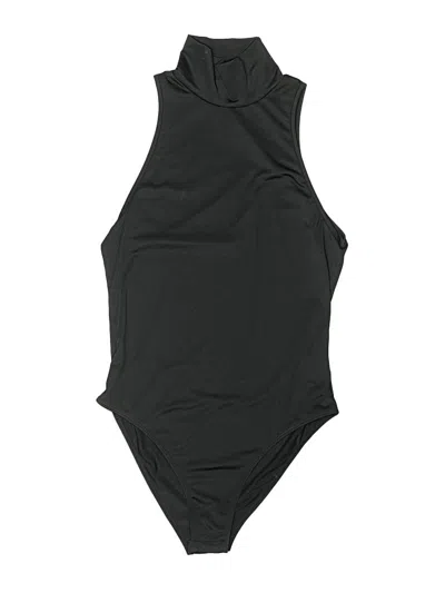 Pre-owned Unbranded Bodysuit In Black