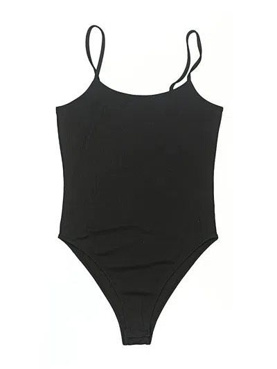 Pre-owned Unbranded Bodysuit In Black