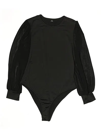 Pre-owned Unbranded Bodysuit In Black