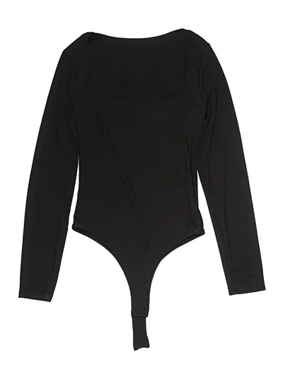 Pre-owned Unbranded Bodysuit In Black