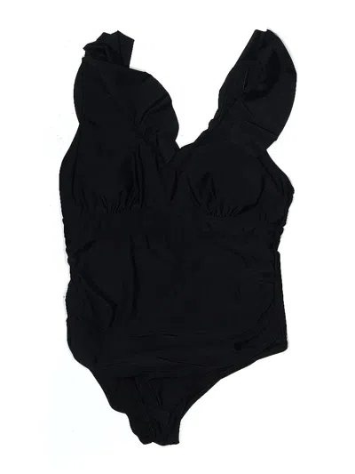 Pre-owned Unbranded Bodysuit In Black