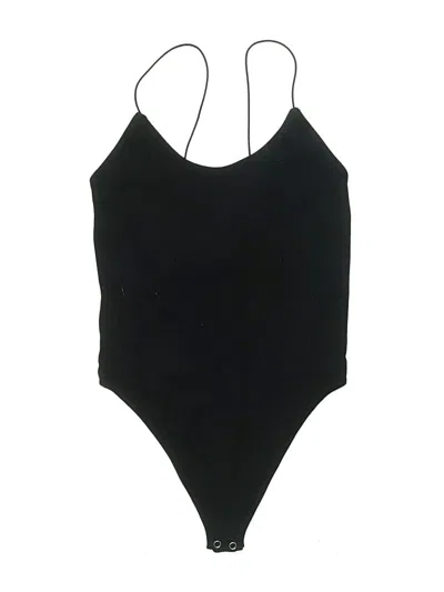 Pre-owned Unbranded Bodysuit In Black