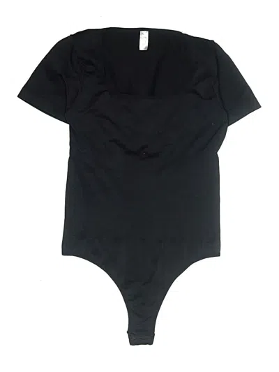 Pre-owned Unbranded Bodysuit In Black