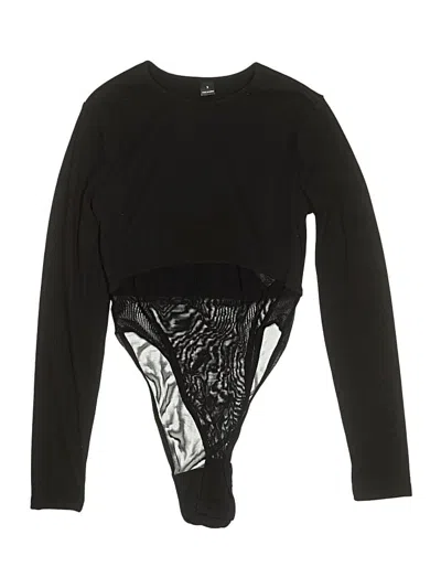 Pre-owned Unbranded Bodysuit In Black