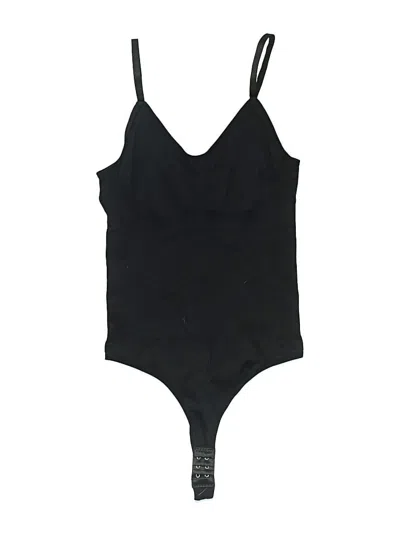 Pre-owned Unbranded Bodysuit In Black