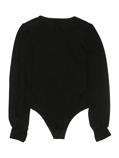 Pre-owned Unbranded Bodysuit In Black