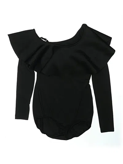 Pre-owned Unbranded Bodysuit In Black