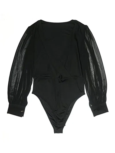 Pre-owned Unbranded Bodysuit In Black