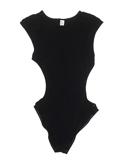 Pre-owned Unbranded Bodysuit In Black