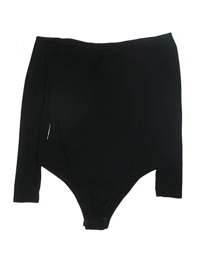 Pre-owned Unbranded Bodysuit In Black