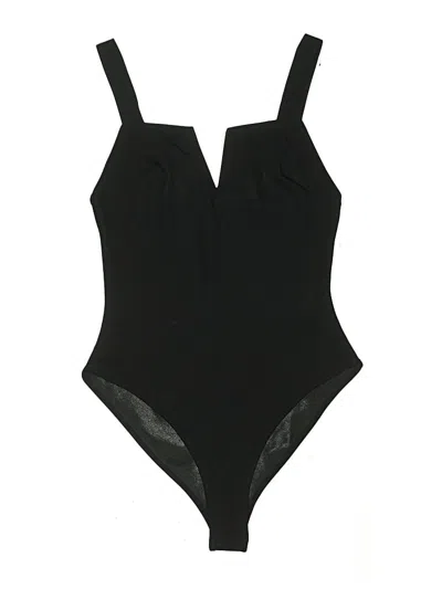 Pre-owned Unbranded Bodysuit In Black