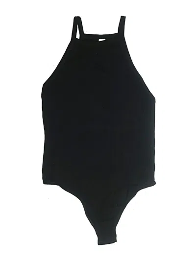 Pre-owned Unbranded Bodysuit In Black