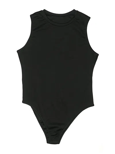 Pre-owned Unbranded Bodysuit In Black