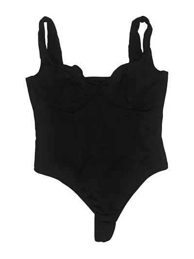 Pre-owned Unbranded Bodysuit In Black