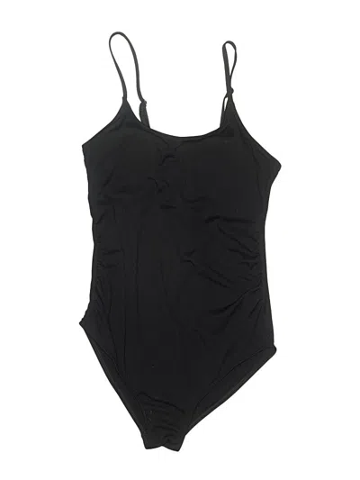 Pre-owned Unbranded Bodysuit In Black