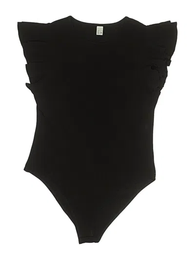 Pre-owned Unbranded Bodysuit In Black
