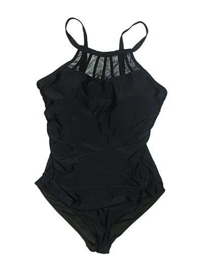 Pre-owned Unbranded Bodysuit In Black