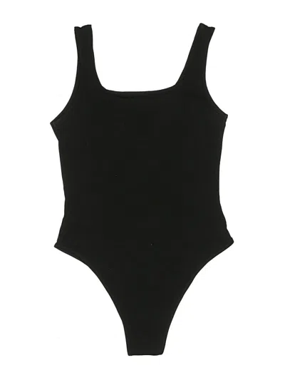 Pre-owned Unbranded Bodysuit In Black
