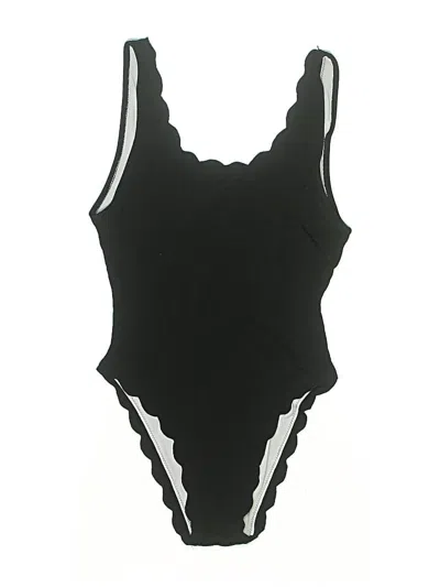 Pre-owned Unbranded Bodysuit In Black
