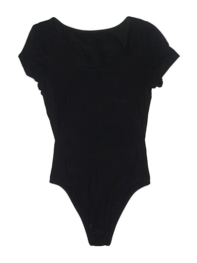 Pre-owned Unbranded Bodysuit In Black