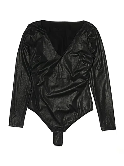 Pre-owned Unbranded Bodysuit In Black
