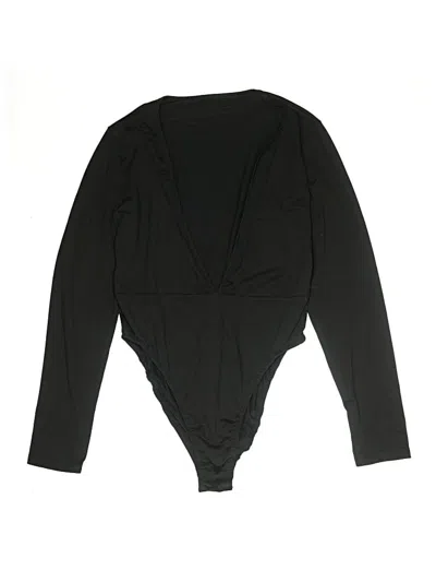 Pre-owned Unbranded Bodysuit In Black