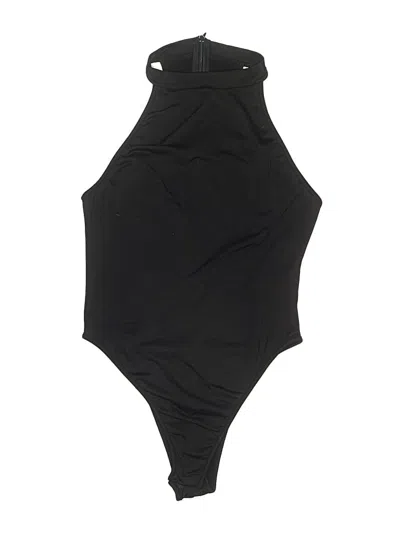 Pre-owned Unbranded Bodysuit In Black