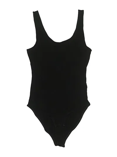 Pre-owned Unbranded Bodysuit In Black